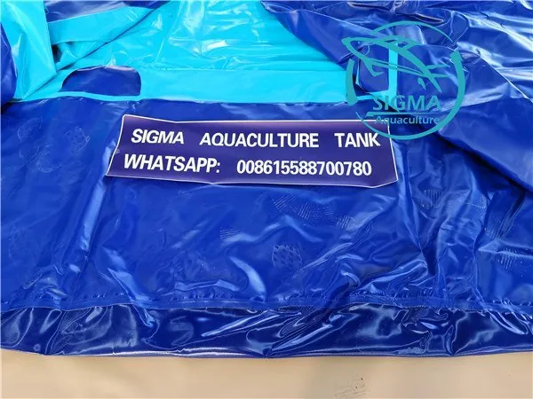 SIGMA Aquaculture branded PVC fish tank liner