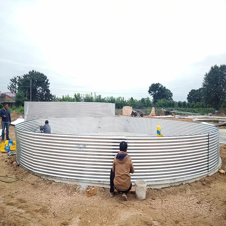 Galvanized sheet tank