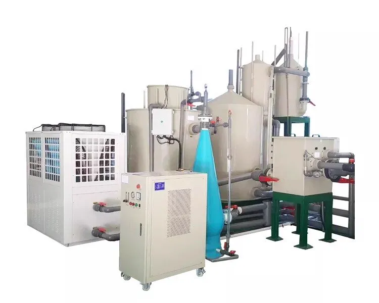 Complete recirculating aquaculture system RAS for indoor fish farming